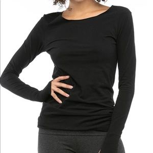 HardTail Soft Comfy Black Yoga Top